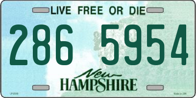 NH license plate 2865954