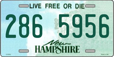 NH license plate 2865956