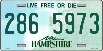 NH license plate 2865973