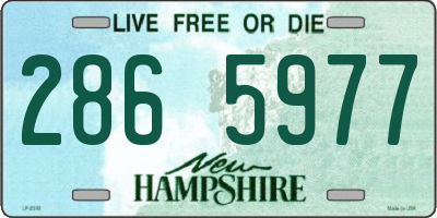 NH license plate 2865977