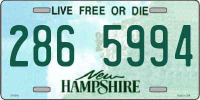 NH license plate 2865994