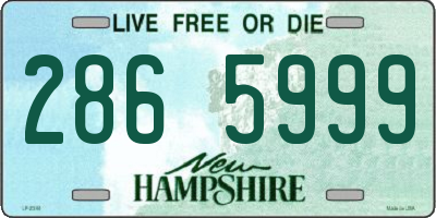 NH license plate 2865999