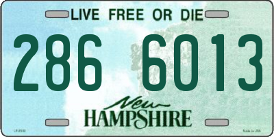 NH license plate 2866013