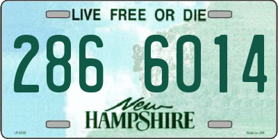 NH license plate 2866014