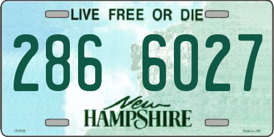 NH license plate 2866027