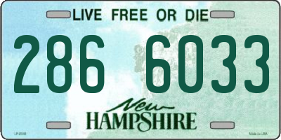 NH license plate 2866033