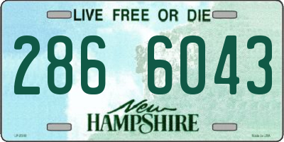 NH license plate 2866043