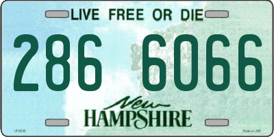 NH license plate 2866066