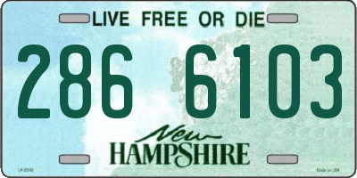 NH license plate 2866103