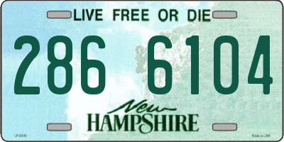 NH license plate 2866104