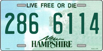 NH license plate 2866114
