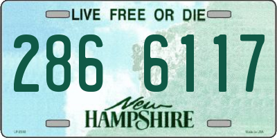 NH license plate 2866117