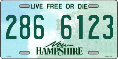NH license plate 2866123
