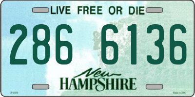 NH license plate 2866136