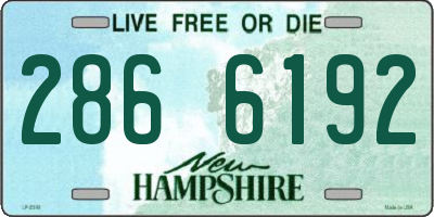 NH license plate 2866192