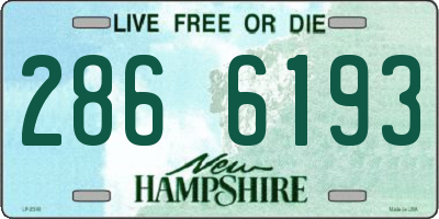 NH license plate 2866193