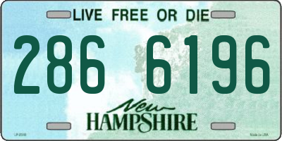 NH license plate 2866196