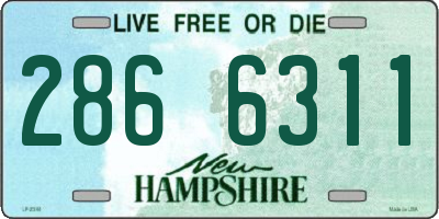 NH license plate 2866311