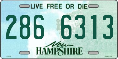 NH license plate 2866313