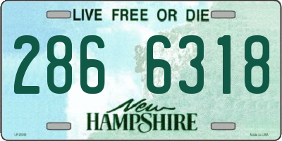 NH license plate 2866318