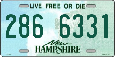 NH license plate 2866331