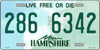 NH license plate 2866342