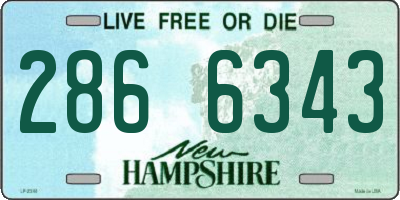 NH license plate 2866343