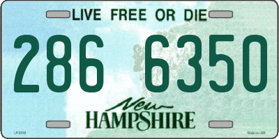 NH license plate 2866350