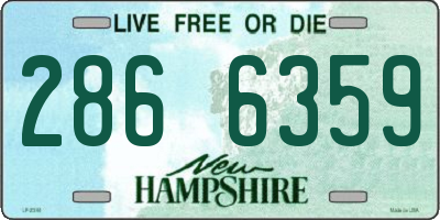 NH license plate 2866359