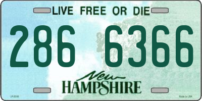 NH license plate 2866366