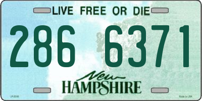 NH license plate 2866371