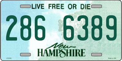 NH license plate 2866389