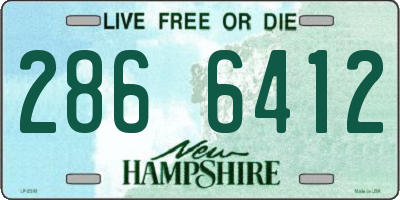 NH license plate 2866412