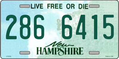 NH license plate 2866415