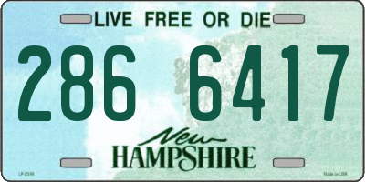 NH license plate 2866417