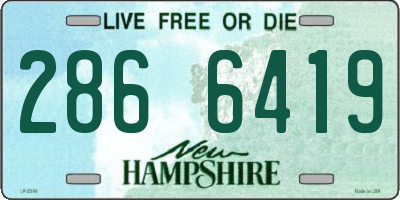 NH license plate 2866419