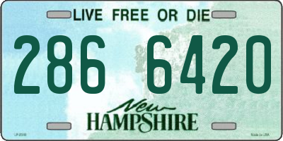 NH license plate 2866420