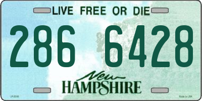 NH license plate 2866428