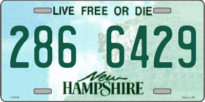 NH license plate 2866429