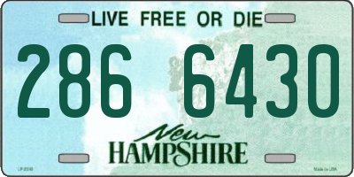 NH license plate 2866430