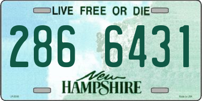 NH license plate 2866431