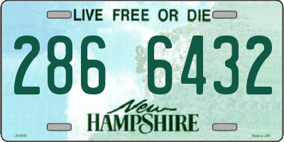 NH license plate 2866432