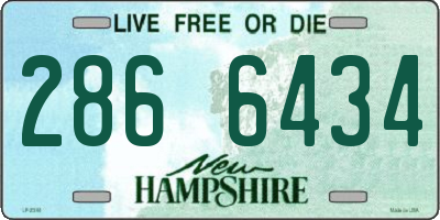 NH license plate 2866434