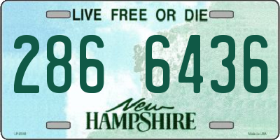 NH license plate 2866436