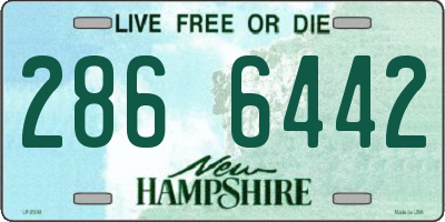 NH license plate 2866442