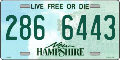 NH license plate 2866443