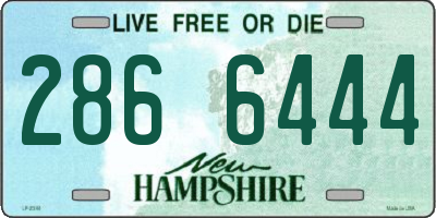 NH license plate 2866444