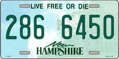 NH license plate 2866450