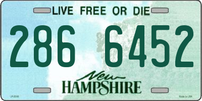 NH license plate 2866452