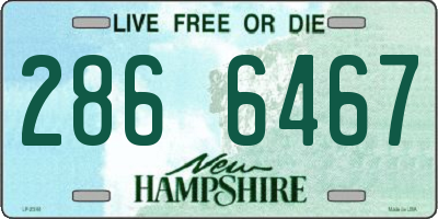 NH license plate 2866467